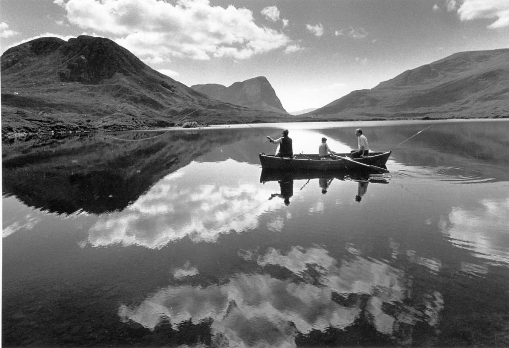 Loch fishing Harris